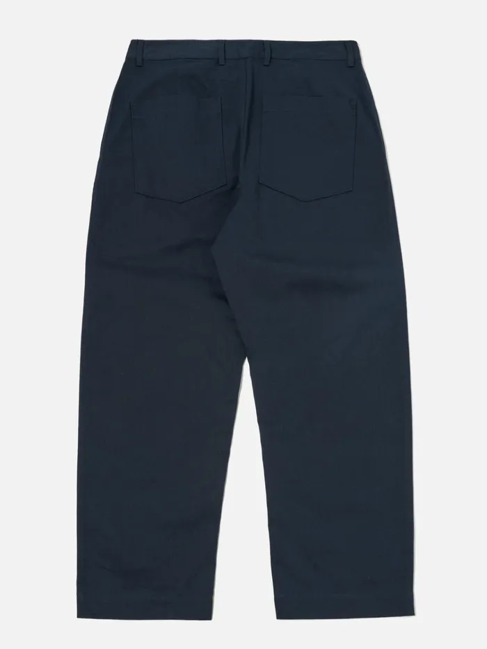Cotton Twill Men Universal Works Universal Works Duke Pant In Navy Twill