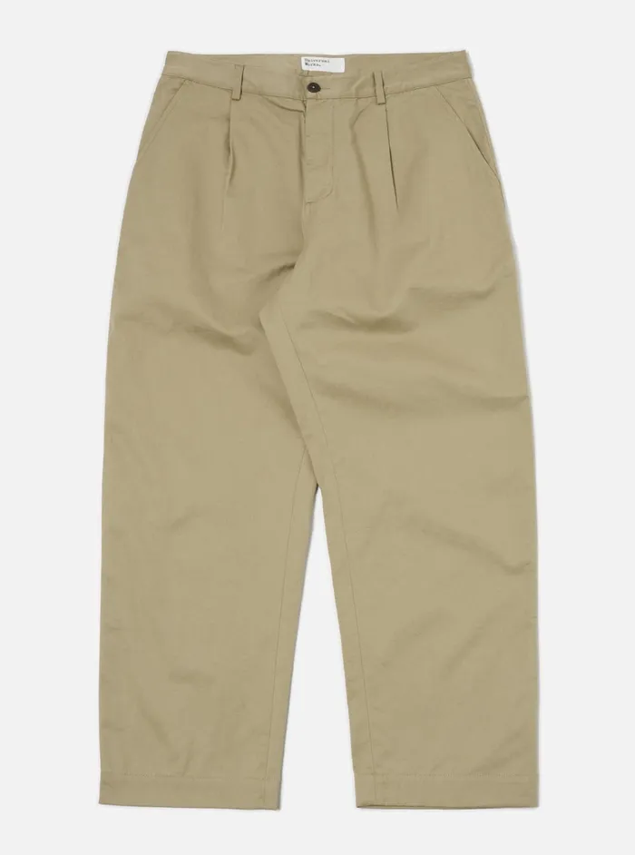 Cotton Twill Men Universal Works Universal Works Duke Pant In Stone Twill