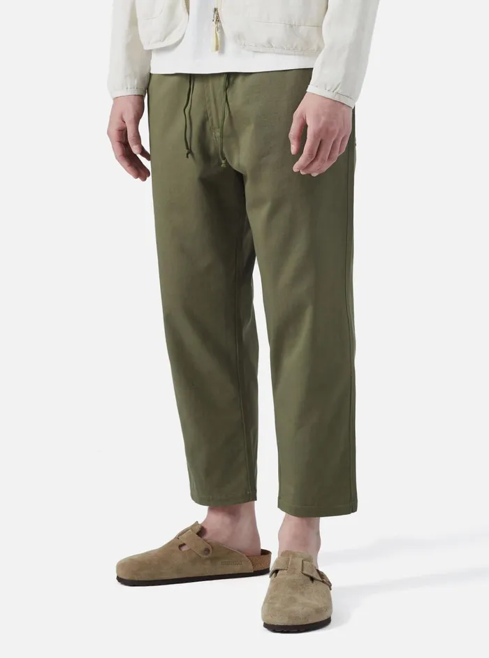Cotton Twill Men Universal Works Universal Works Hi Water Trouser In Light Olive Twill