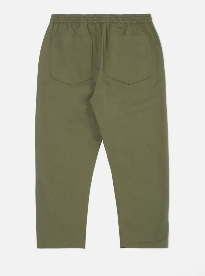 Cotton Twill Men Universal Works Universal Works Hi Water Trouser In Light Olive Twill