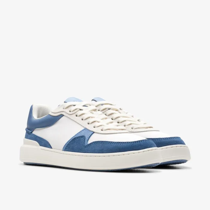 Court Lite Race Blue Combination Men Clarks Sneakers