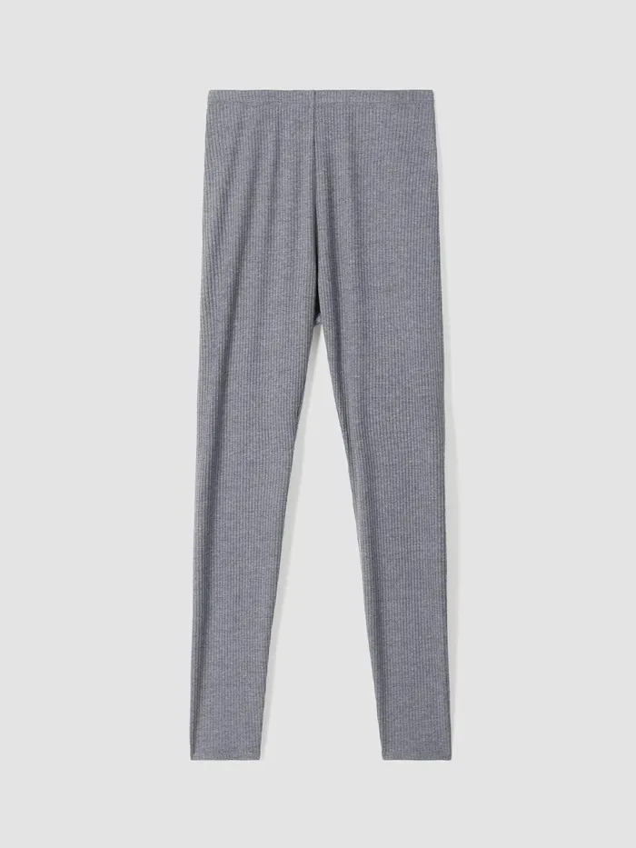 Cozy Stretch Rib Leggings Ash Women Eileen Fisher Pants Shorts and Jumpsuits