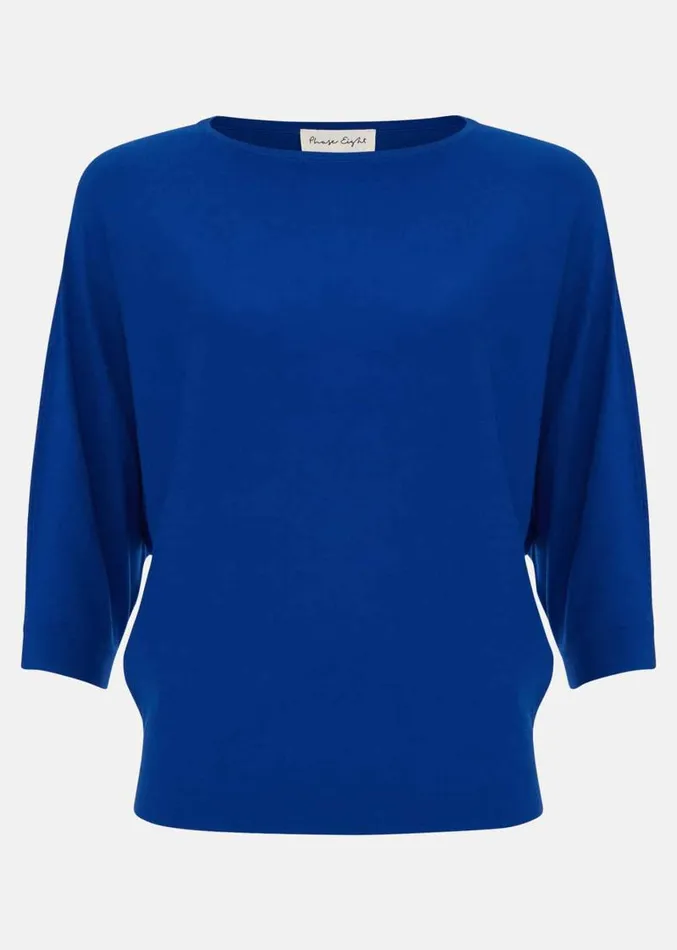 Cristine Knit Jumper Cobalt Women Phase Eight Knitwear