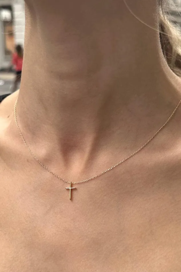 Cross Necklace Gold Women Brandy Melville Jewelry