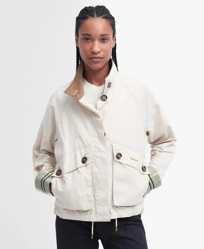 Crowdon Showerproof Jacket Dusky Green Women Barbour Showerproof Jackets