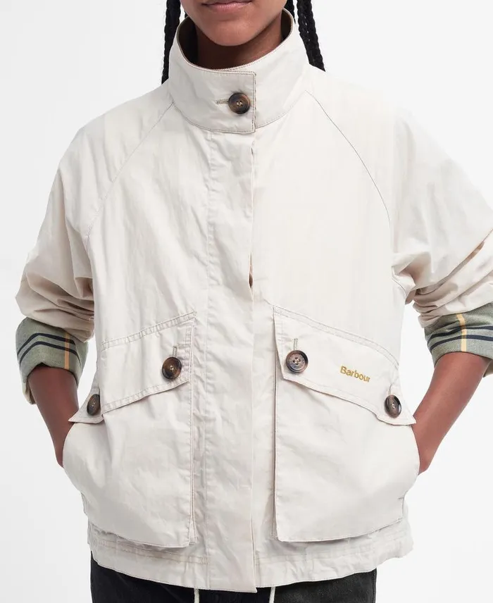 Crowdon Showerproof Jacket Dusky Green Women Barbour Showerproof Jackets