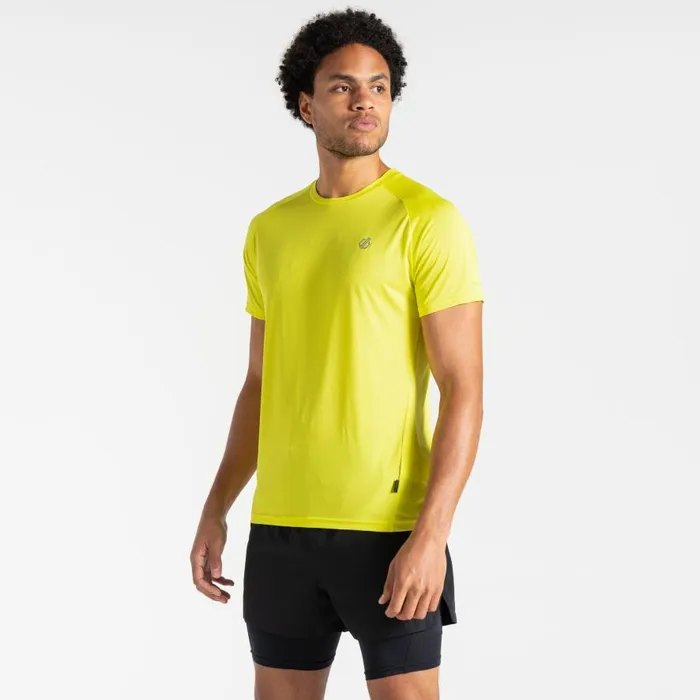 Dare 2b Accelerate Fitness TShirt Neon Spring Men Gym Tops