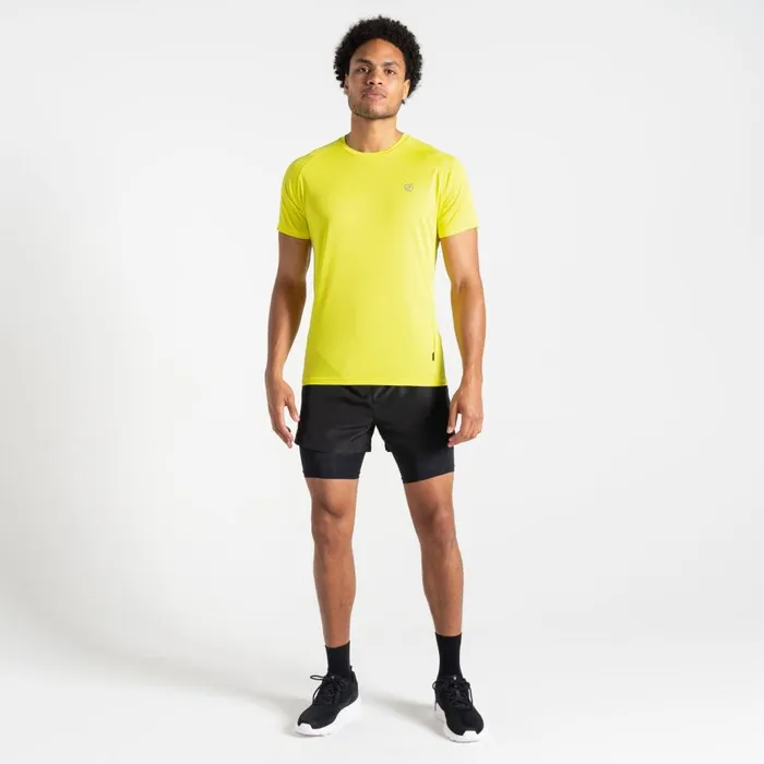 Dare 2b Accelerate Fitness TShirt Neon Spring Men Gym Tops