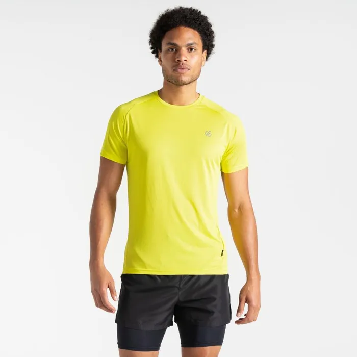 Dare 2b Accelerate Fitness TShirt Neon Spring Men Gym Tops