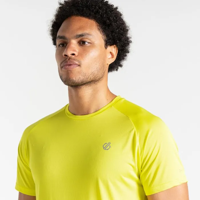 Dare 2b Accelerate Fitness TShirt Neon Spring Men Gym Tops
