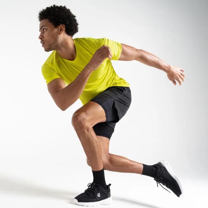 Dare 2b Accelerate Fitness TShirt Neon Spring Men Gym Tops