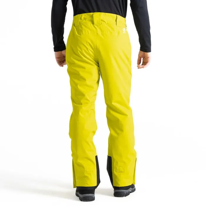 Dare 2b Achieve II Recycled Ski Pants Neon Spring Yellow Men Ski Trousers and Salopettes