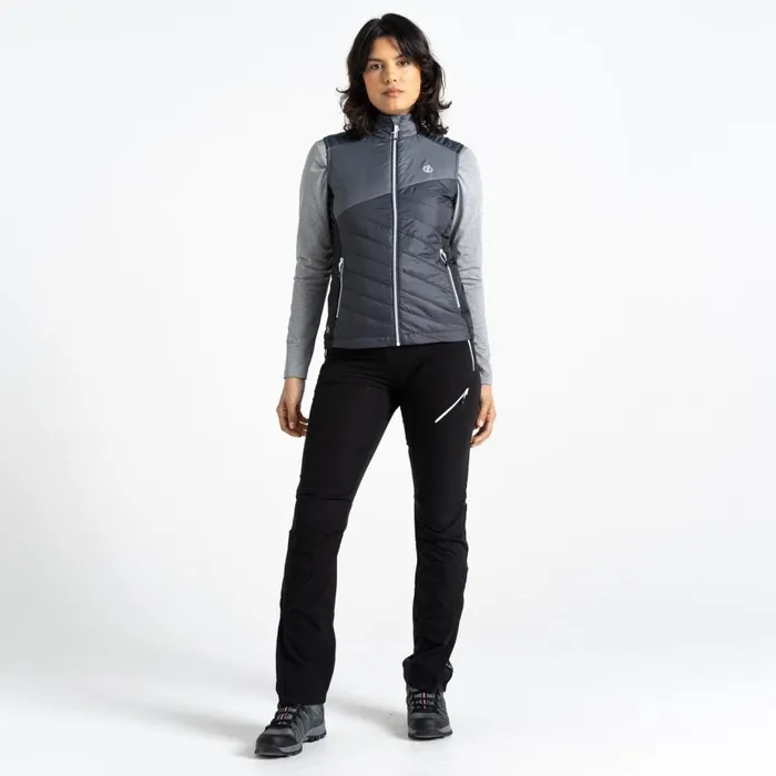 Dare 2b Ascending Padded Gilet Ebony Grey Black Women Gilets