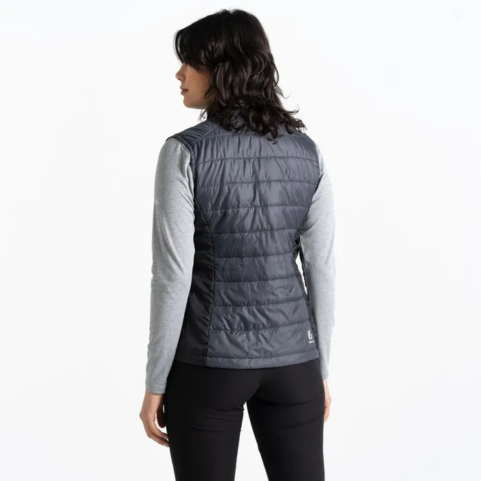 Dare 2b Ascending Padded Gilet Ebony Grey Black Women Gilets