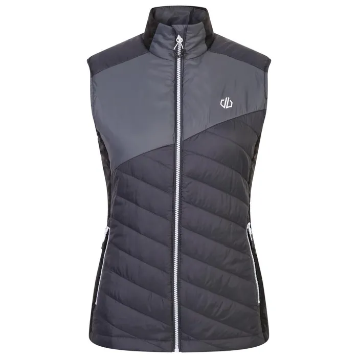 Dare 2b Ascending Padded Gilet Ebony Grey Black Women Gilets