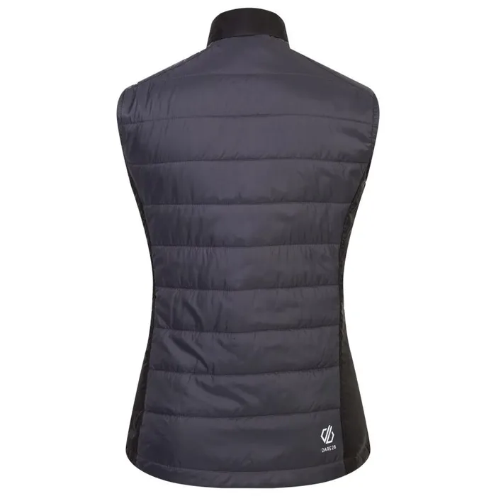 Dare 2b Ascending Padded Gilet Ebony Grey Black Women Gilets
