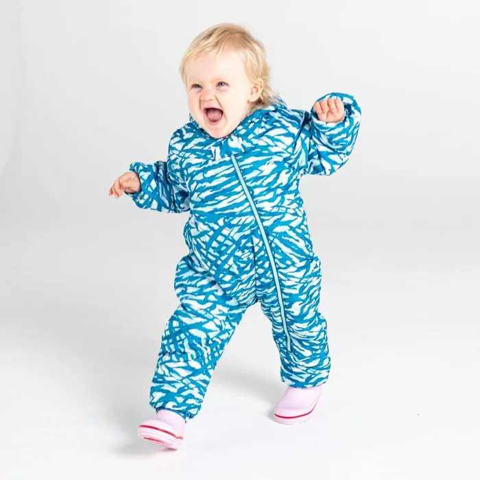 Dare 2b Bambino II Insulated Snowsuit Dark Methyl Zebra Print Kids Snow Suits