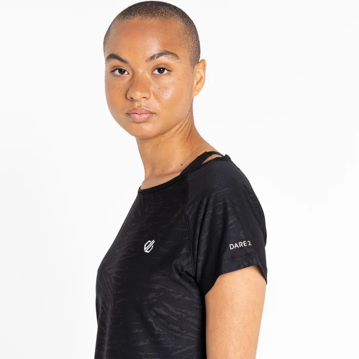 Dare 2b Defy II Lightweight Tee Black Women Gym Tops