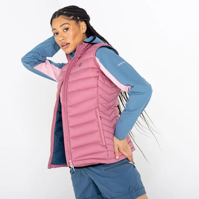Dare 2b Deter Recycled Padded Gilet Mesa Rose Women Gilets