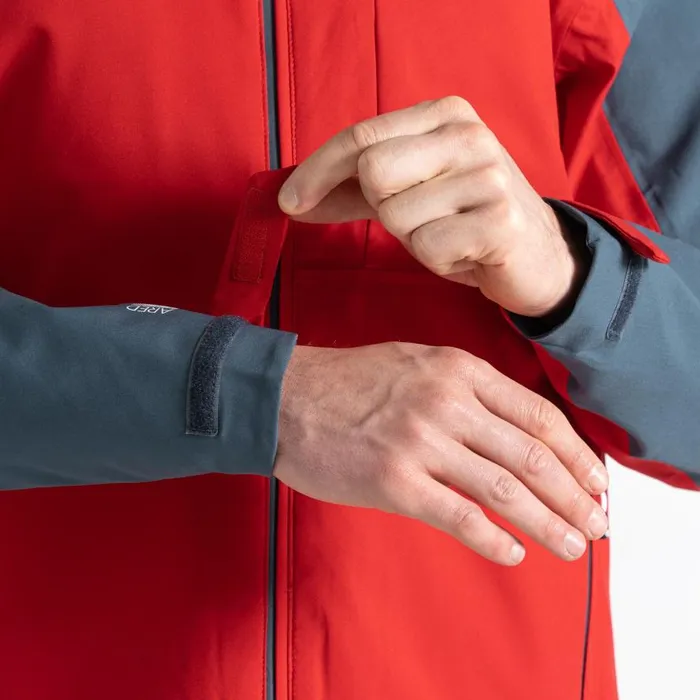 Dare 2b Diluent Era Waterproof Jacket Danger Red Orion Grey Men Waterproof Jackets