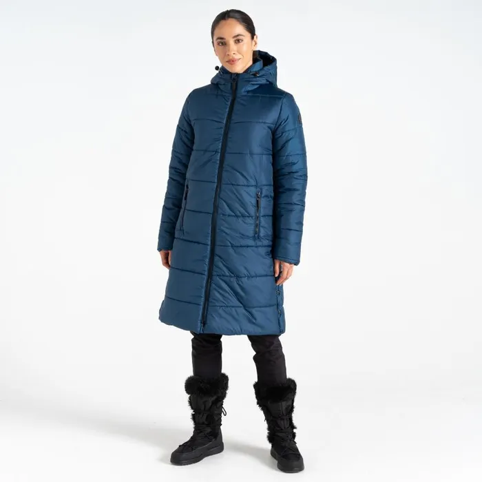 Dare 2b Distinguish Baffled Jacket Moonlight Denim Women Insulated Jackets