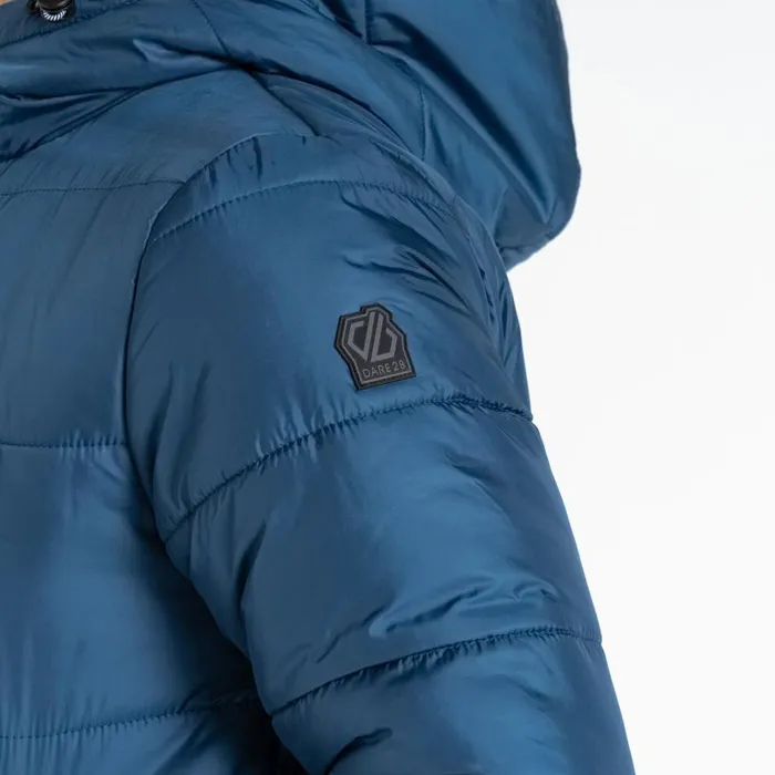 Dare 2b Distinguish Baffled Jacket Moonlight Denim Women Insulated Jackets