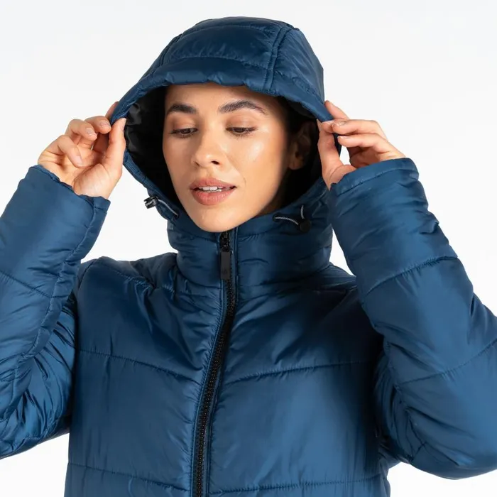 Dare 2b Distinguish Baffled Jacket Moonlight Denim Women Insulated Jackets