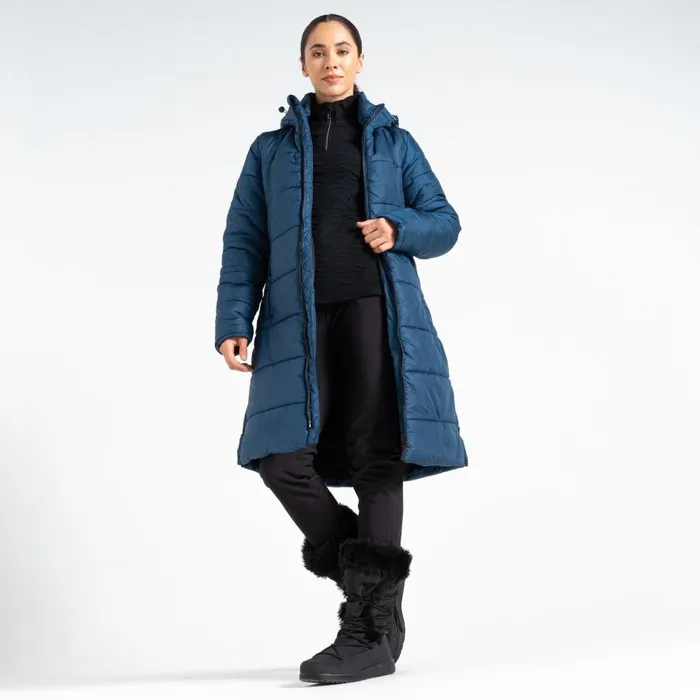 Dare 2b Distinguish Baffled Jacket Moonlight Denim Women Insulated Jackets