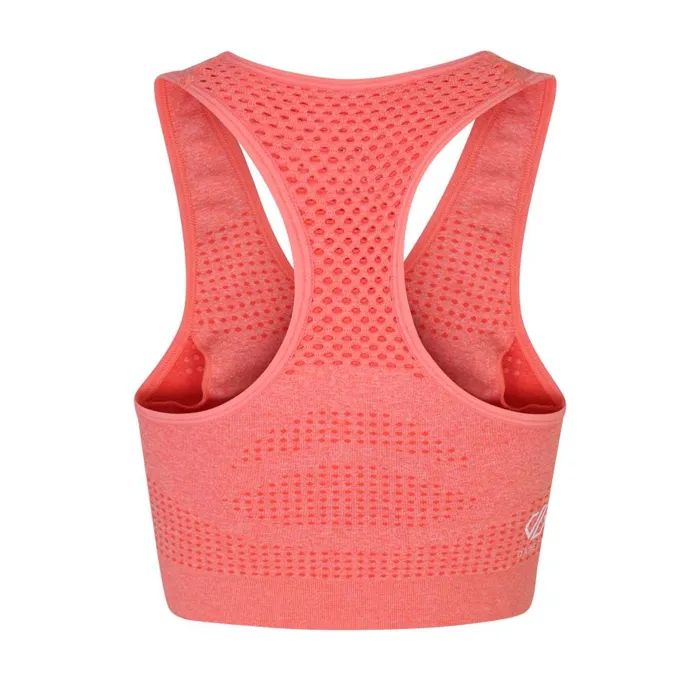 Dare 2b Don039t Sweat It II Sports Bra Apricot Blush Marl Women Gym Tops
