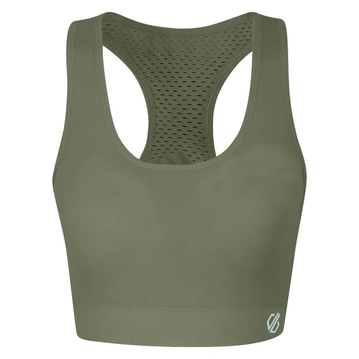 Dare 2b Don039t Sweat It II Sports Bra Olivine Green Women Medium Impact