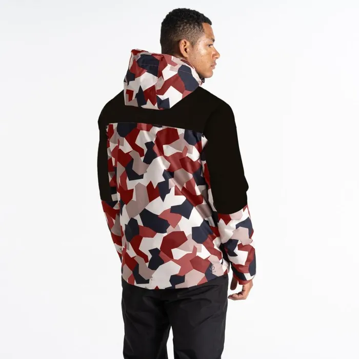 Dare 2b Edge Ski Jacket Black Clay Geo Men Ski Jackets