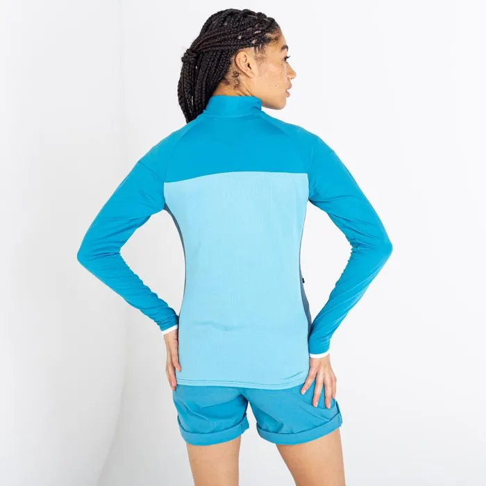Dare 2b Elation II Recycled Core Stretch Crystal Seas Capri Blue Women Midlayers