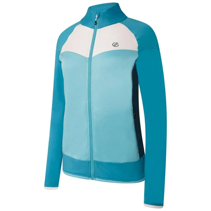 Dare 2b Elation II Recycled Core Stretch Crystal Seas Capri Blue Women Midlayers