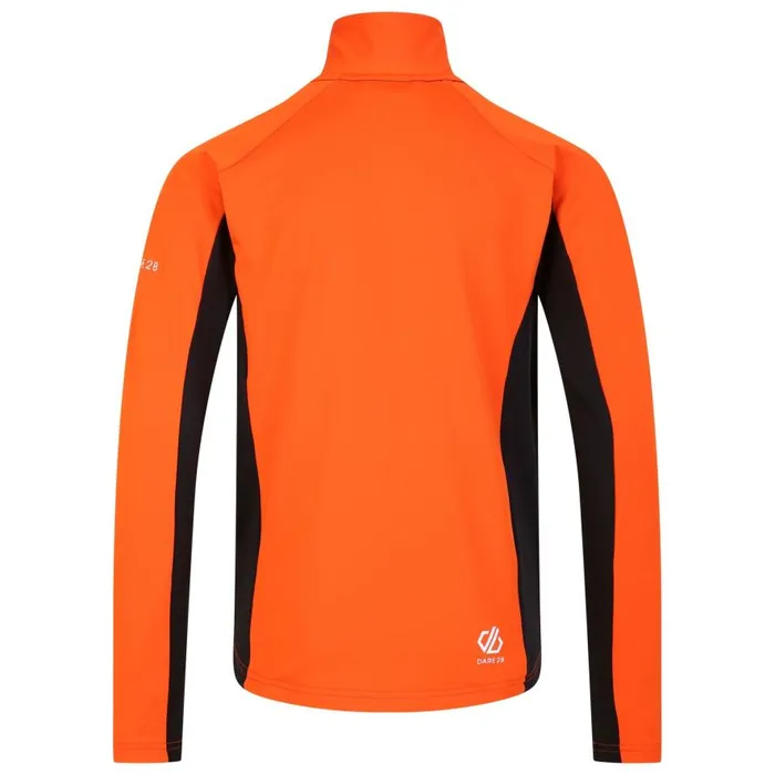 Dare 2b Emergent Core Stretch Midlayer Orange Black Kids Fleece