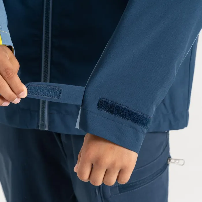 Dare 2b Explore II Waterproof Jacket Coronet Blue Moonlight Denim Kids Waterproof Jackets