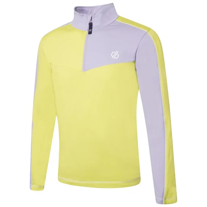 Dare 2b Formate II Core Stretch Midlayer Cosmic Lilac Wild Lime Kids Fleece