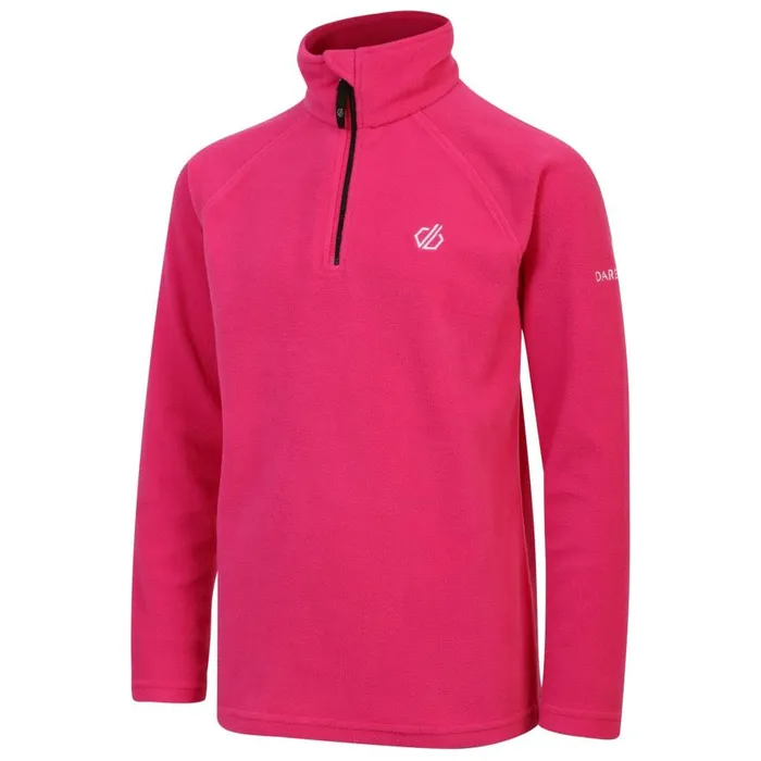 Dare 2b Freehand Half Zip Fleece Pure Pink Kids Fleece
