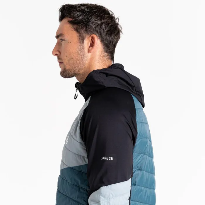Dare 2b Gendarme Wool Padded Hybrid Jacket Slate Grey Men Softshell Jackets