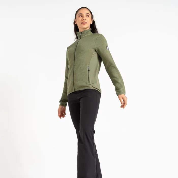 Dare 2b Glissade Sweater Olivine Green Women Midlayers