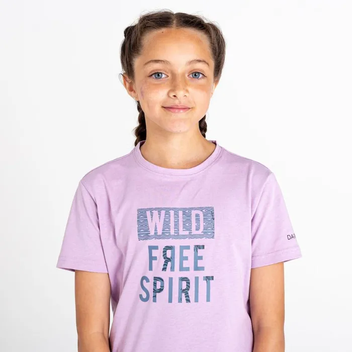 Dare 2b Go Beyond Graphic Tee Lupine Lavender Kids