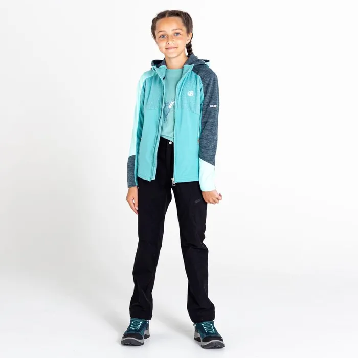 Dare 2b Hero Recycled Core Stretch Midlayer Aqua Splash Meadowbrook Kids Fleece