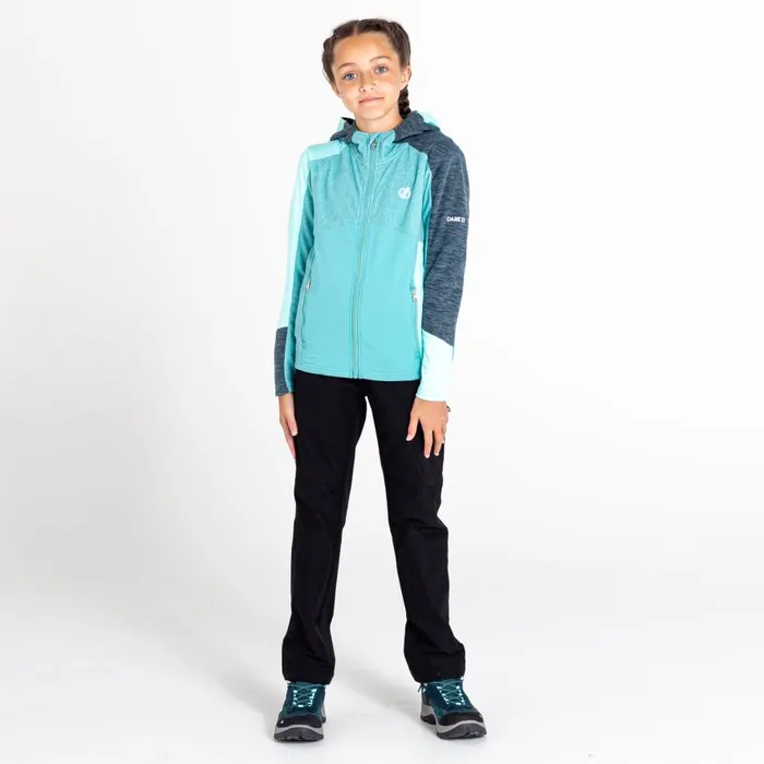 Dare 2b Hero Recycled Core Stretch Midlayer Aqua Splash Meadowbrook Kids Fleece
