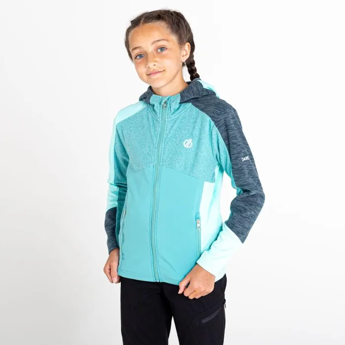 Dare 2b Hero Recycled Core Stretch Midlayer Aqua Splash Meadowbrook Kids Fleece