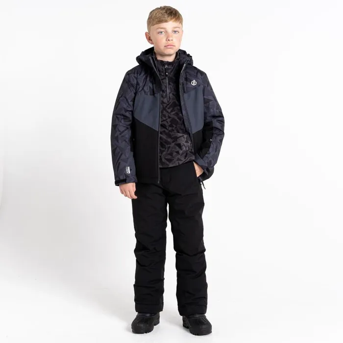 Dare 2b Humour II Ski Jacket Black Geo Print Kids Insulated Jackets