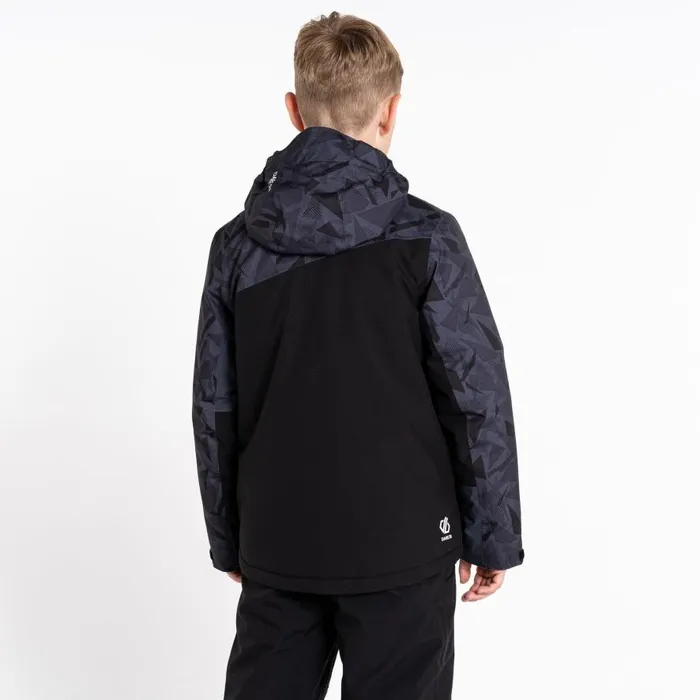Dare 2b Humour II Ski Jacket Black Geo Print Kids Insulated Jackets