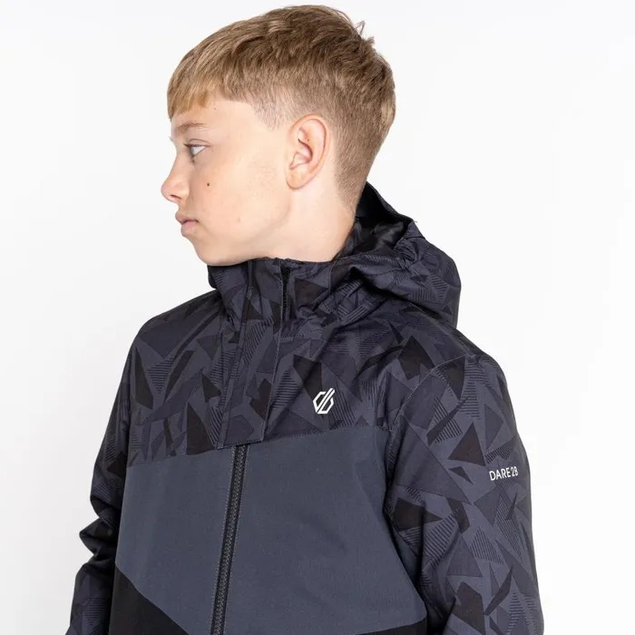 Dare 2b Humour II Ski Jacket Black Geo Print Kids Insulated Jackets