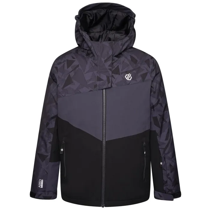 Dare 2b Humour II Ski Jacket Black Geo Print Kids Insulated Jackets