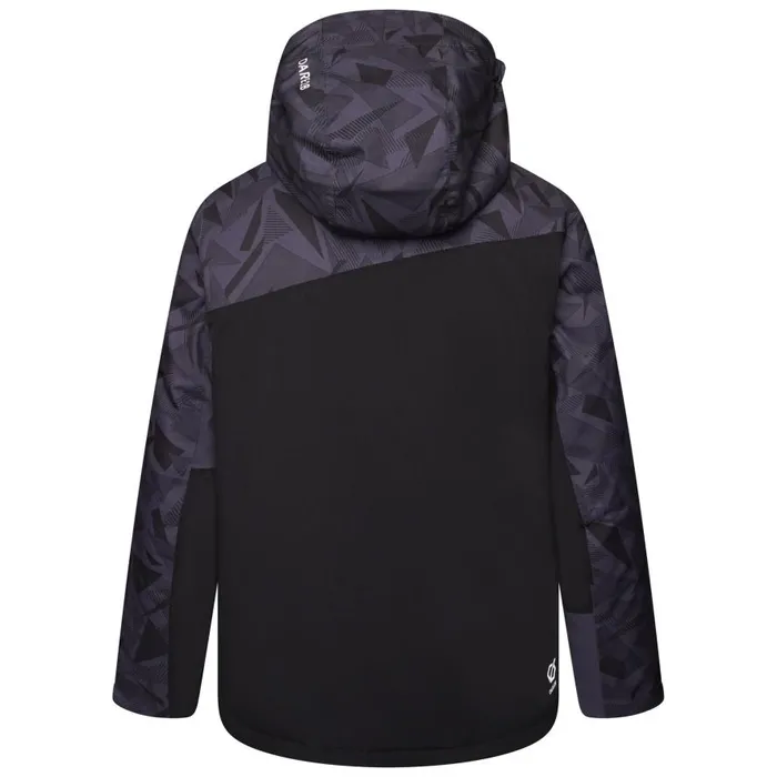 Dare 2b Humour II Ski Jacket Black Geo Print Kids Insulated Jackets