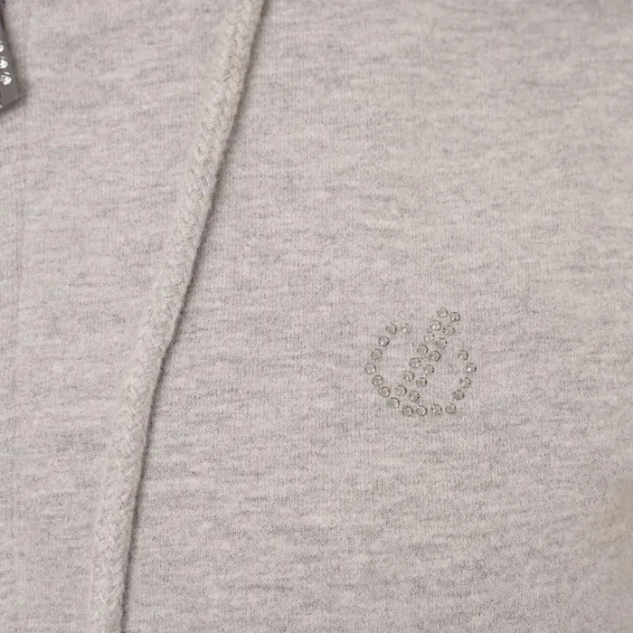 Dare 2b Influence Zip Through Hoodie Ash Grey Marl Women Hoodies and Sweatshirts