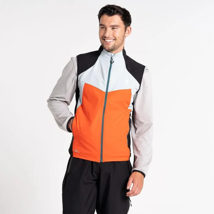 Dare 2b Latitudinal Softshell Vest Trail Blaze Black Men Gilets